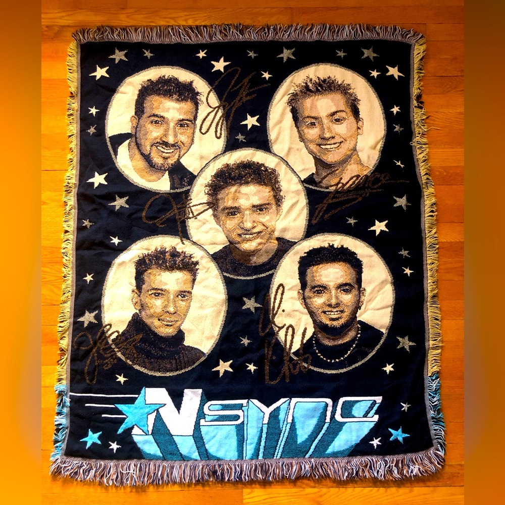RARE Vintage Northwest Company N’SYNC Blanket